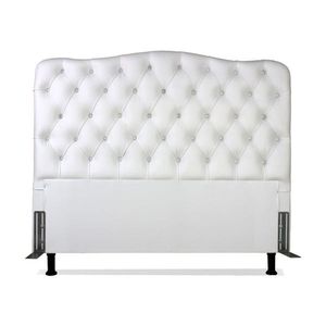 Cabeceira Queen 158 - Bello Box - Dunas Sintético Branco