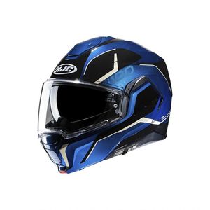 Capacete Hjc I100 180 Lorix Pret Azu Branc 56 [f016]