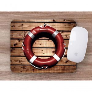 Mouse Pad Emborrachado Personalizado Bóia Retrô