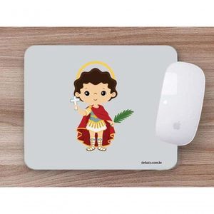 Mouse Pad Emborrachado Personalizado Santo Expedito