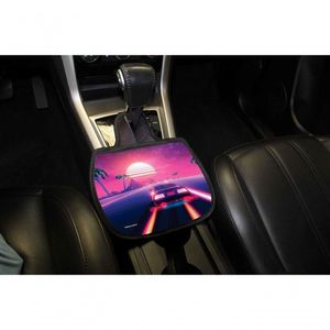 Lixo Carro Neoprene Carro Tunado Tunnig Na Praia Pôr De Sol