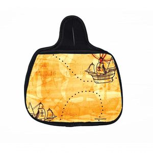Lixeira Para Carro Neoprene Mapa Pirata