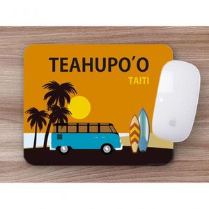 Mouse Pad Emborrachado Personalizado Surf Teahupoo