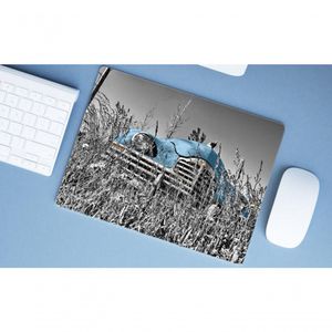 Mouse Pad Grande, Carro Azul