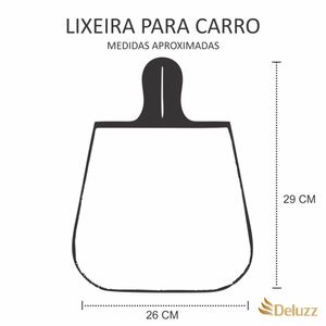 Lixo Car, Desenho Abstrato Material Neoprene 3mm 30x25cm