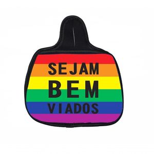 Lixo Car, Sejam Bem Viados Material Neoprene 3mm 30x25cm