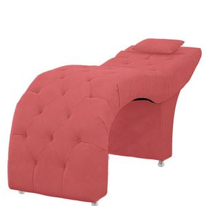 Maca Estofada Capitone Julia Para Estetica Facial Sombrancelha E Cilios Suede Cor Rose