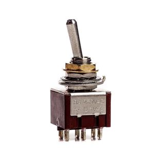Chave Seletora Mini 2 Posições Toogle Dourada Spirit M205-gd [f035]