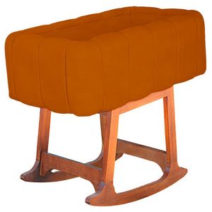 Moises Balanço Com Colchão Para Baby Cor Terracota