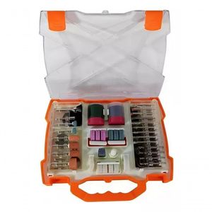 Kit Acessórios Micro Retífica 99 Pçs Fura Lixa Grava Maleta