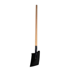 Pá Vanga Quadrada Construção Em Aço Carbono Cabo Reto 140cm