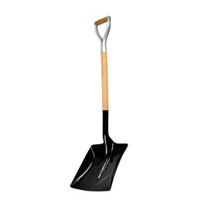 Pá Quadrada Construção Em Aço Carbono Cabo Metal N04 106cm