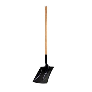 Pá Quadrada Construção Em Aço Carbono Cabo Reto N03 142cm