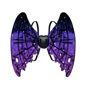 Fantasia De Asas Para Festas Com Led E Música - Vampiro