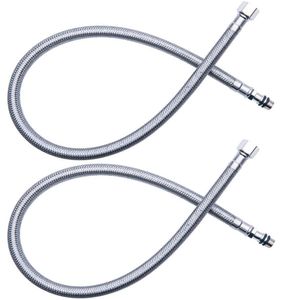 Par De Mangueiras Flexíveis Lorben Para Torneira Misturador 80 Cm Comprimento