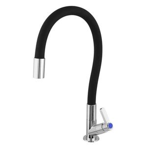 Torneira Cozinha Silicone Flexivel 360 Metal Cromado Bancada Mesa Pia Gourmet Articulado Resistente Casa