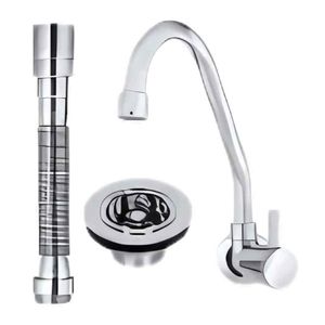 Kit Torneira De Parede Para Cozinha C- 3 Peças