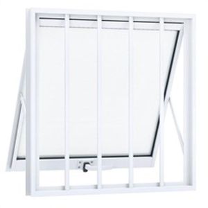 Maxiar Alto Padrão Esquadria Brasil Vetx 35x35 Branco Grade