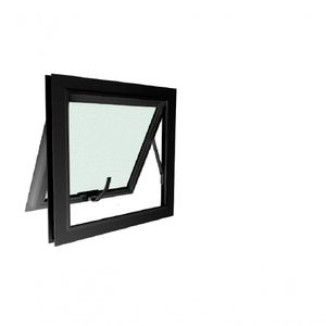 Janela Maxiar De Banheiro Esquadrias Brasil 80x80 Preto