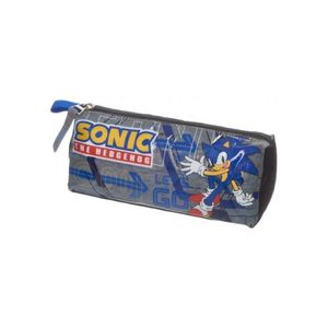 Estojo Escolar Sonic The Hedgehog Preto Pacific