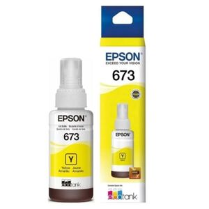 Tinta Epson Original 673 T673 T673120 Amarelo L800 L810 L1800 L805 L850 70ml