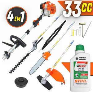 Roçadeira Multifunções Vrm330 33cc 1,3hp Vulcan + óleo Stihl