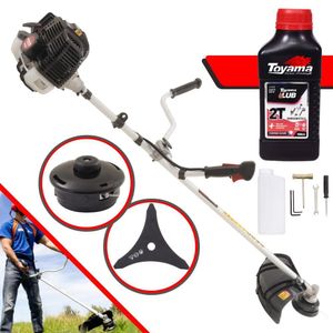 Roçadeira 43cc Kw43-le Kawashima à Gasolina + óleo Toyama 2t