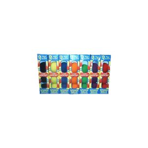 4 Bolas De Espuma Goshman Super Soft 2 Inch Cores Variadas R+ Cor Preto