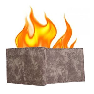 Mágica Carteira Fogo Basic - Couro De Jegue Claro