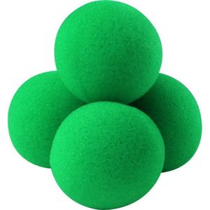 4 Bolas De Espuma Comum - 2 Inch 5 Cm Cores Variadas Cor Verde