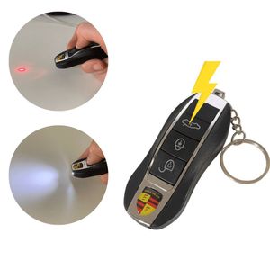 Pegadinha Chaveiro Chave Que Da Choque 2.0 Com Lanterna E Laser