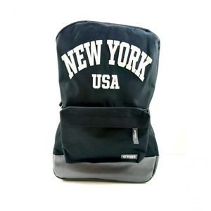 Mochila Casual Yins New York Usa Em Poliéster + Poluretano - Ys29398 Tamanho Unico Cor Preto