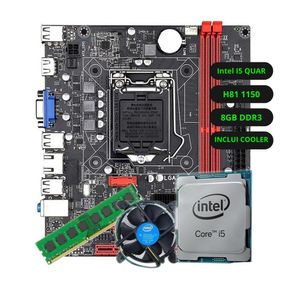Kit Upgrade Intel i5 Quarta Geração Placa Mãe H81 RAM 8GB DDR3