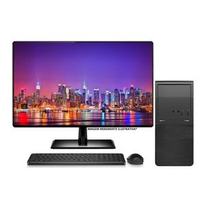 Computador Completo Desktop Intel Core i5 16GB Monitor 19,5\" HDMI SSD 480GB Windows