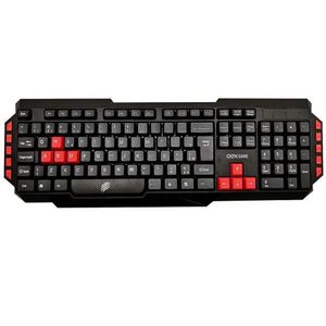 Kit Teclado E Mouse Com Fio Gamer 1000-1600-2400dpi Tm307 Preto Oex [f086]