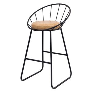 Banqueta Cozinha Banco Para Bancada Sunset Média área Gourmet Churrasqueira Preto-caramelo