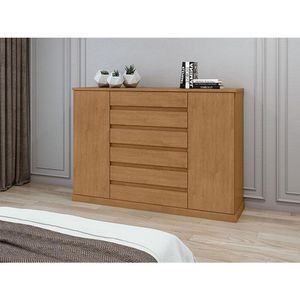 Cômoda Sapateira Vedra Amêndoa Clean - Lopas