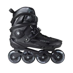 Patins Volt + 2.0 Preto Traxart Freestyle, Urban E Slalom Tamanho 41-42
