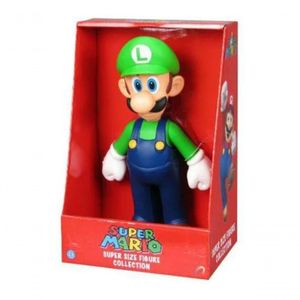 Boneco Luigi Super Mario Bros Grande 23cm