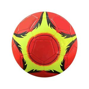 Mini Bola De Futebol Vermelha Pequena Couro Sintético