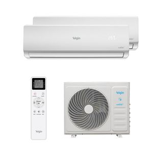 Ar Condicionado Multi Split Inverter Elgin Hw R-32 Wifi 18000 Btus (2x Evap 9000) Quente-frio 220V