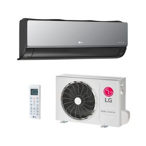 Ar Condicionado Split Hw Inverter LG Dual Artcool Uv Nano R-32 +AI 22000 Btus Quente-frio 220V