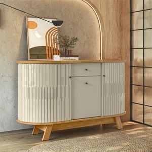 Aparador Para Sala Buffet Monza Cumaru Opala - Madetec