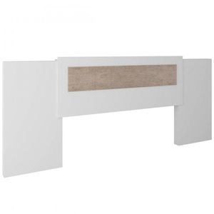 Cabeceira Extensível Casal Ou Queen Carraro Branco Camurça Conhaque