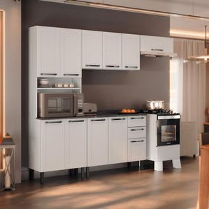 Cozinha Completa Itatiaia Florença 5 Peças Com Forno Branco