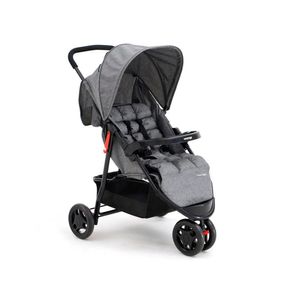 Carrinho De Bebê Delta Voyage Cinza 0 A 15kg Com Três Rodas Cinza