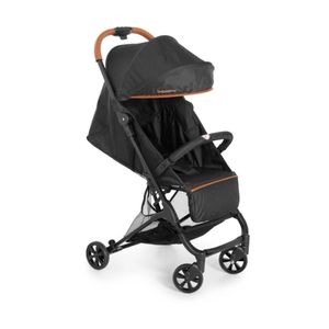 Carrinho Bebê Galzerano Nico Preto Camel Acopla Bebê Conforto Preto Camel