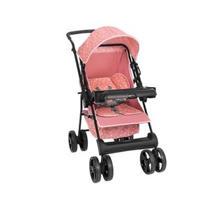 Carrinho De Bebê Tutti Baby Solare Rosa Com Capota 0 A 15kg Rosa