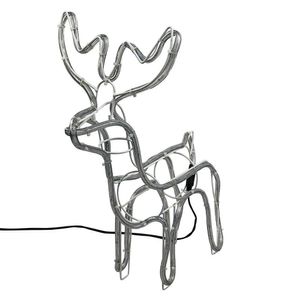 Armação De Rena Macho Com Luzes De Led - Decoração Natal 220v