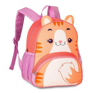 Mochila Infantil Alças Gato 17 Litros Confortável Divertida